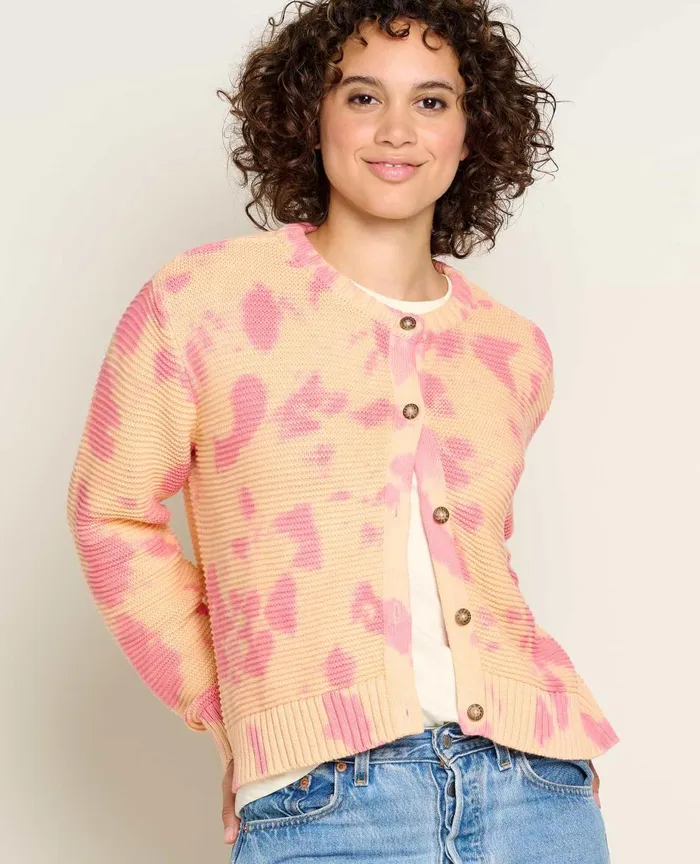 ToadandCo Sweaters Bianca Crew Cardigan Taffy Tie Dye 8211 Women039s