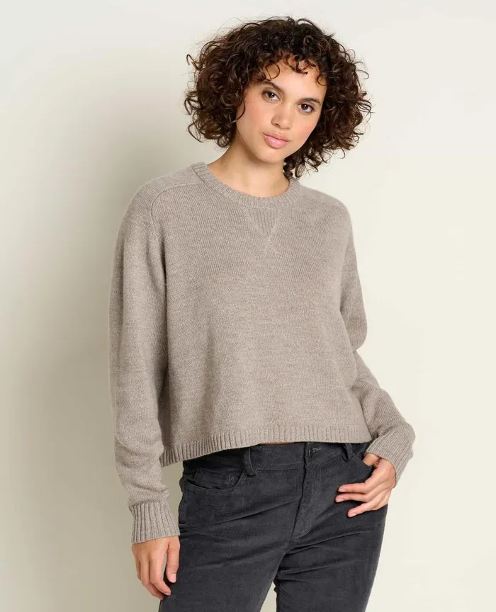ToadandCo Sweaters Foxfern Crew Sweater Dark Chino 8211 Women039s