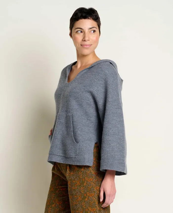 ToadandCo Sweaters Heartfelt Poncho Charcoal Heather 8211 Women039s