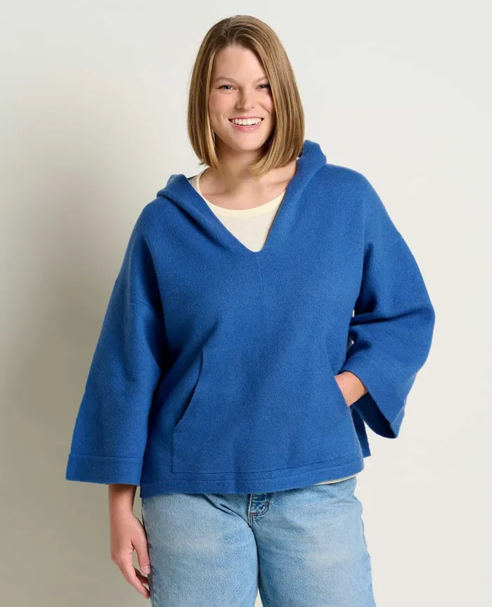 ToadandCo Sweaters Heartfelt Poncho Cornflower 8211 Women039s