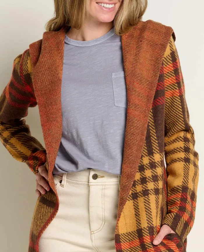 ToadandCo Sweaters Merino Heartfelt Hoodie Dark Roast 8211 Women039s