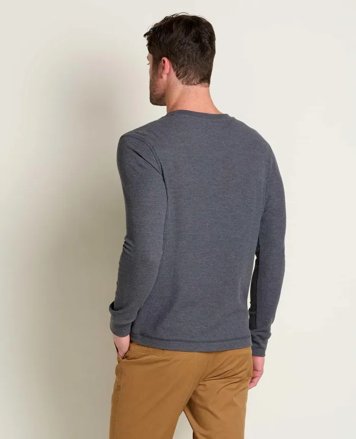 ToadandCo TShirts Framer II Long Sleeve Crew Soot 8211 Men039s
