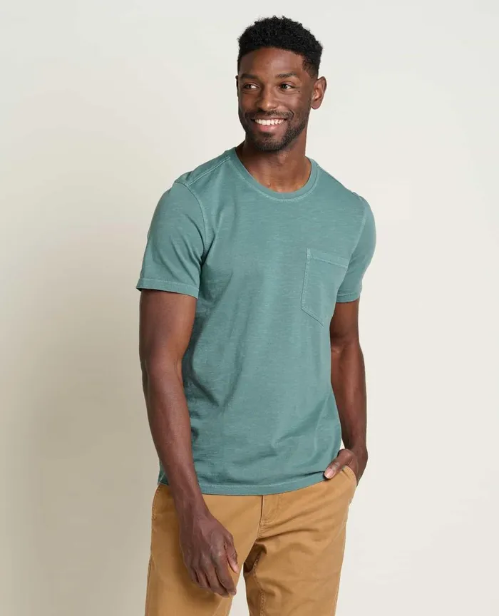 ToadandCo TShirts Men039s Primo Short Sleeve Crew Silver Pine 8211 Men039s