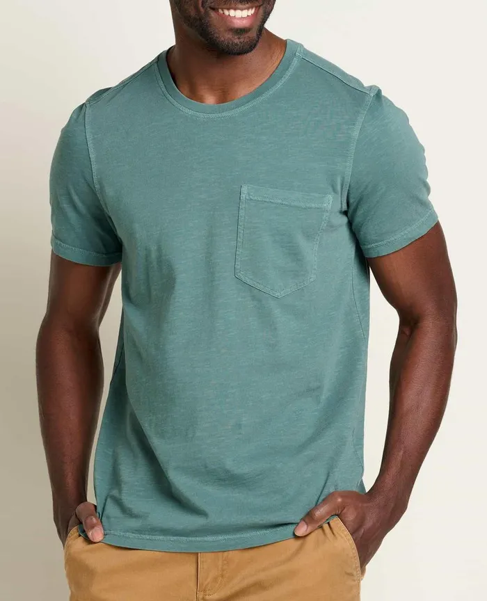 ToadandCo TShirts Men039s Primo Short Sleeve Crew Silver Pine 8211 Men039s