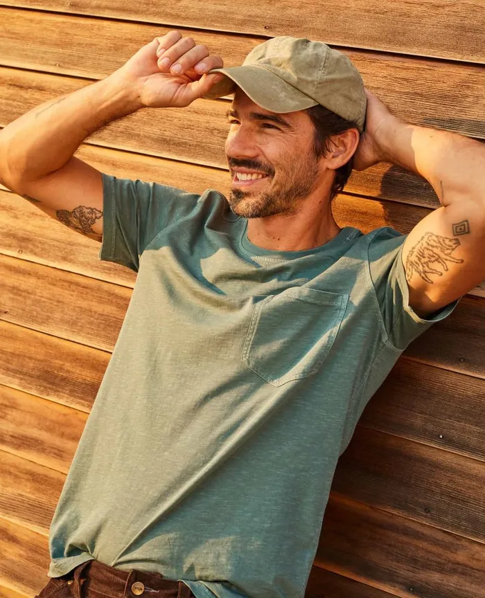 ToadandCo TShirts Men039s Primo Short Sleeve Crew Silver Pine 8211 Men039s