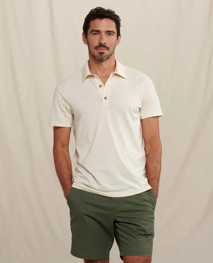 ToadandCo TShirts Tempo Short Sleeve Polo Salt 8211 Men039s