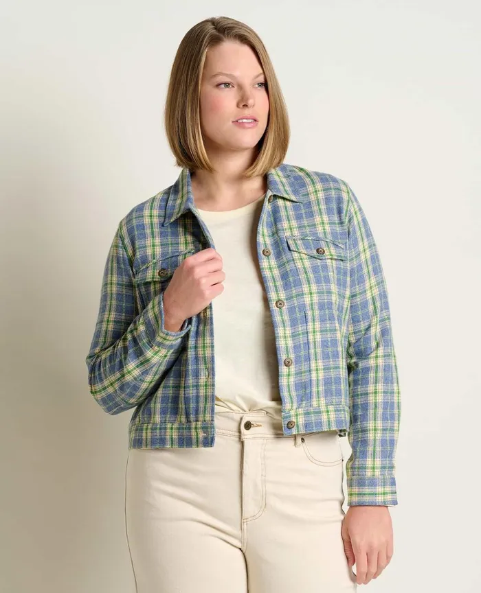 ToadandCo Tops and TShirts Bodie Shirt Jacket Cornflower 8211 Women039s