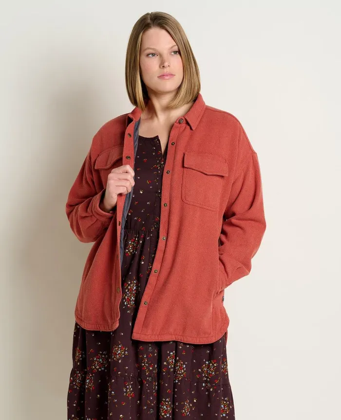 ToadandCo Tops and TShirts Conifer Shirt Jacket Cinnamon 8211 Women039s