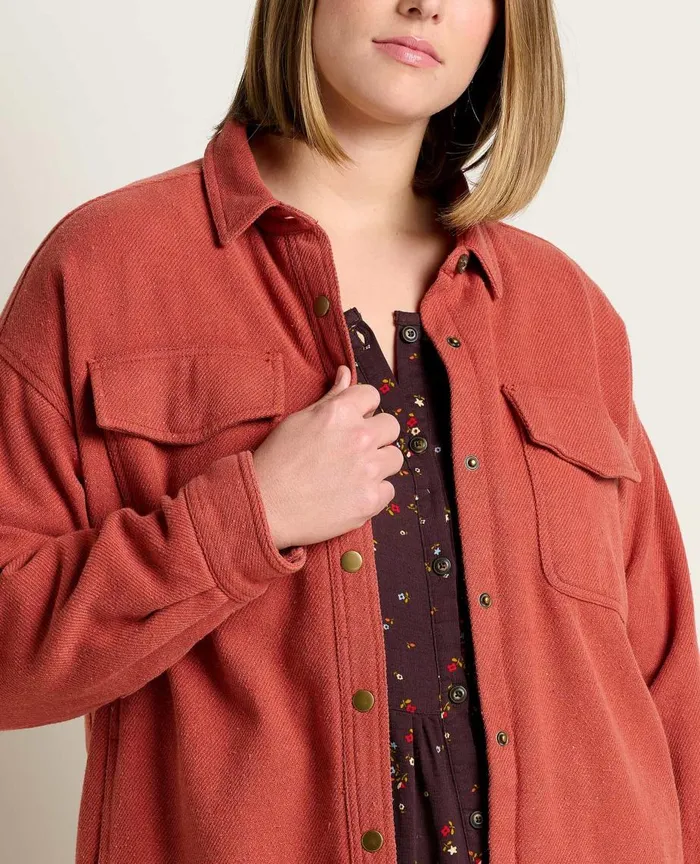 ToadandCo Tops and TShirts Conifer Shirt Jacket Cinnamon 8211 Women039s