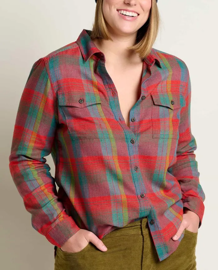 ToadandCo Tops and TShirts ReForm Flannel Shirt Winterberry 8211 Women039s