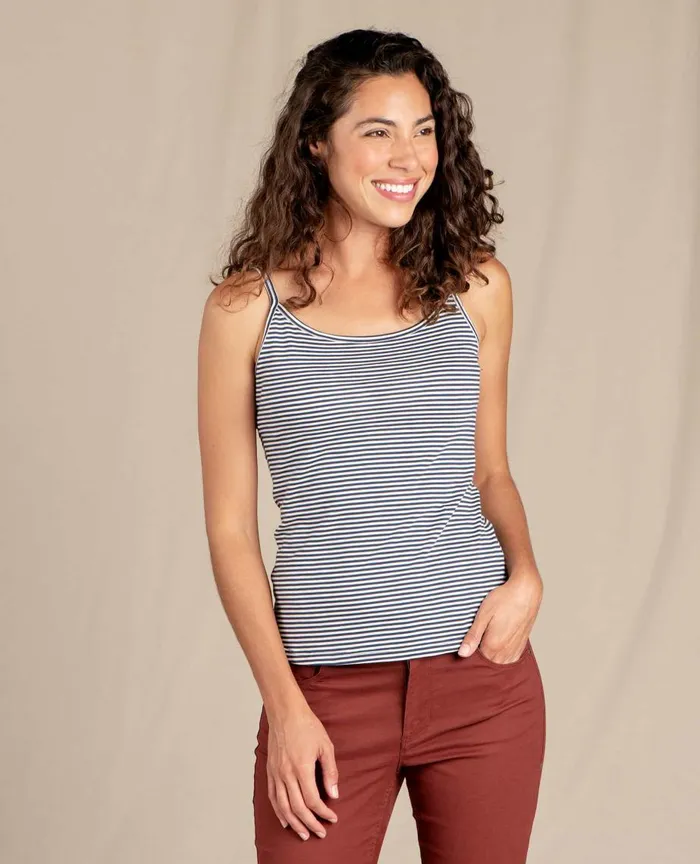 ToadandCo Tops and TShirts Samba Dia Cami True Navy Stripe 8211 Women039s