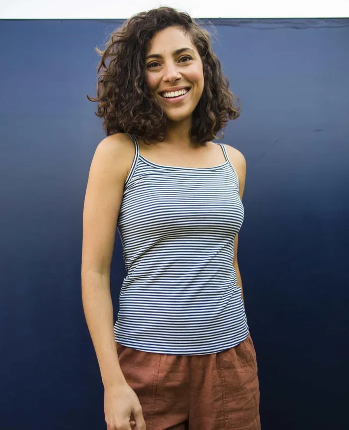 ToadandCo Tops and TShirts Samba Dia Cami True Navy Stripe 8211 Women039s