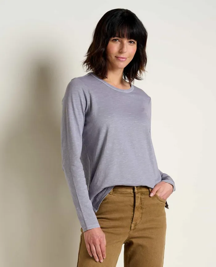 ToadandCo Tops and TShirts Women039s Primo Long Sleeve Crew Storm 8211 Women039s