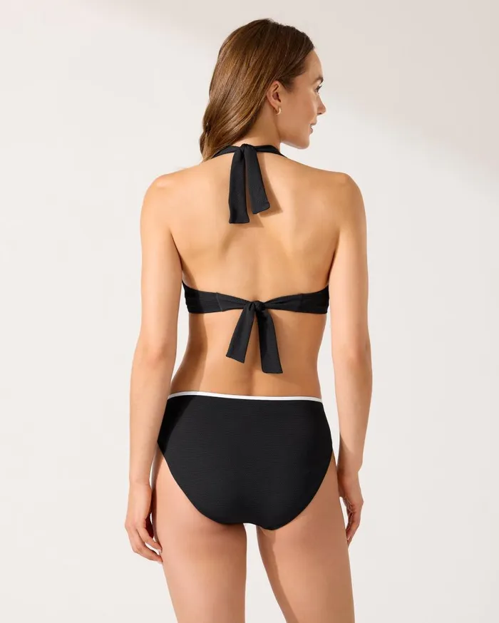 Tommy Bahama Bikini Tops Island Cays Cabana Underwire Halter Bikini Top Black 8211 Women Tommy Bahama Bikini Tops Island Cays Cabana Underwire Halter Bikini Top Black 8211 Women