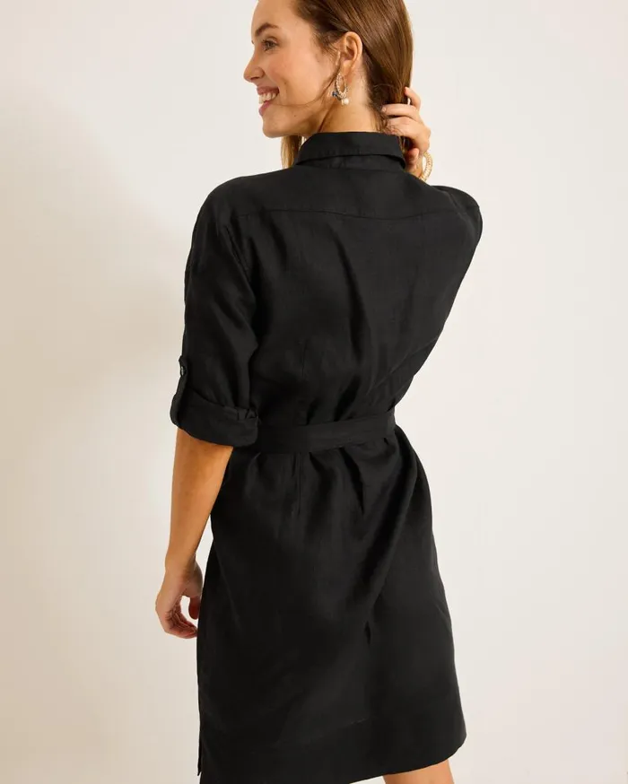Tommy Bahama Dresses Two Palms PatchPocket Linen Dress Black 8211 Women Tommy Bahama Dresses Two Palms PatchPocket Linen Dress Black 8211 Women