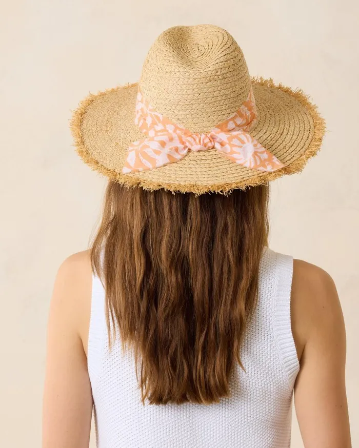 Tommy Bahama Hats and Caps Seaside Continental Raffia Hat Naturalcoral 8211 Women Tommy Bahama Hats and Caps Seaside Continental Raffia Hat Naturalcoral 8211 Women