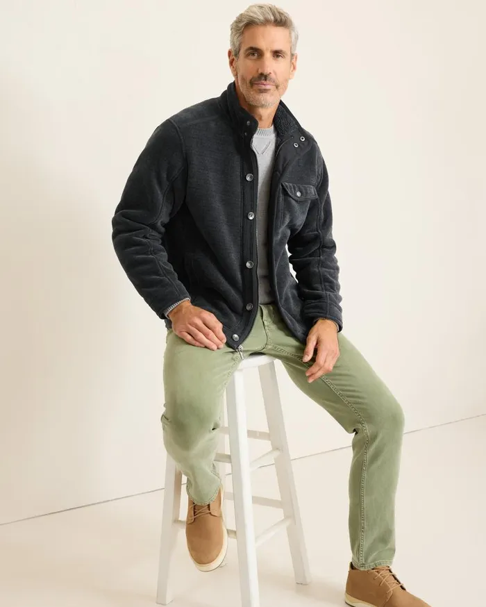 Tommy Bahama Jackets and Outerwear Sumner Fleece Shirt Jacket Navy 8211 Men Tommy Bahama Jackets and Outerwear Sumner Fleece Shirt Jacket Navy 8211 Men