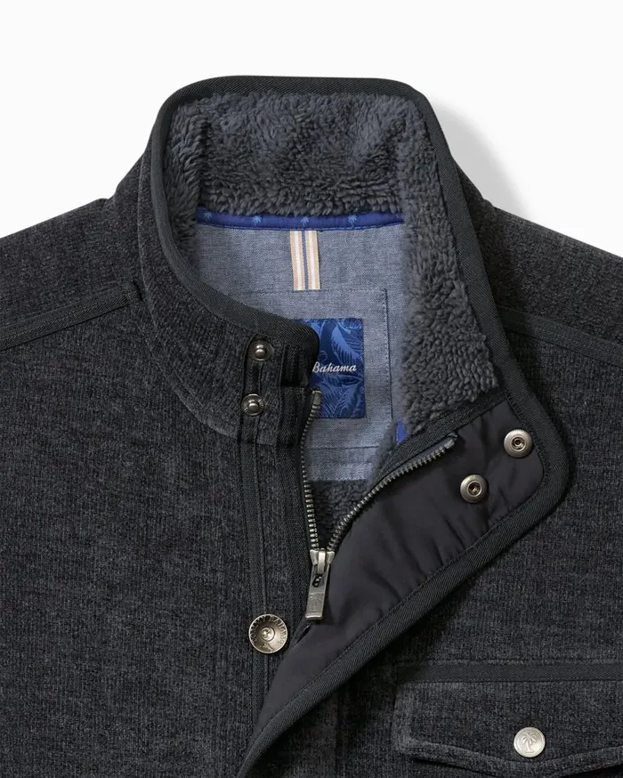 Tommy Bahama Jackets and Outerwear Sumner Fleece Shirt Jacket Navy 8211 Men Tommy Bahama Jackets and Outerwear Sumner Fleece Shirt Jacket Navy 8211 Men