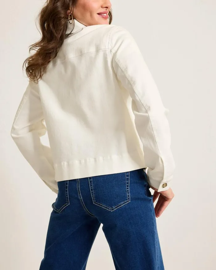 Tommy Bahama Jackets Cotton Twill Cropped Peacoat White 8211 Women Tommy Bahama Jackets Cotton Twill Cropped Peacoat White 8211 Women