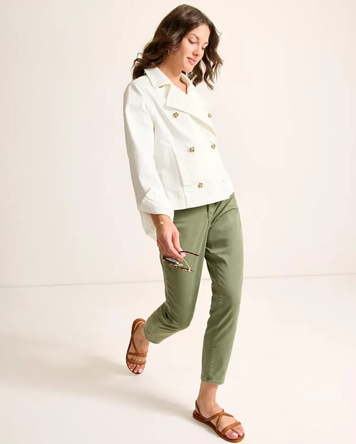 Tommy Bahama Jackets Cotton Twill Cropped Peacoat White 8211 Women Tommy Bahama Jackets Cotton Twill Cropped Peacoat White 8211 Women