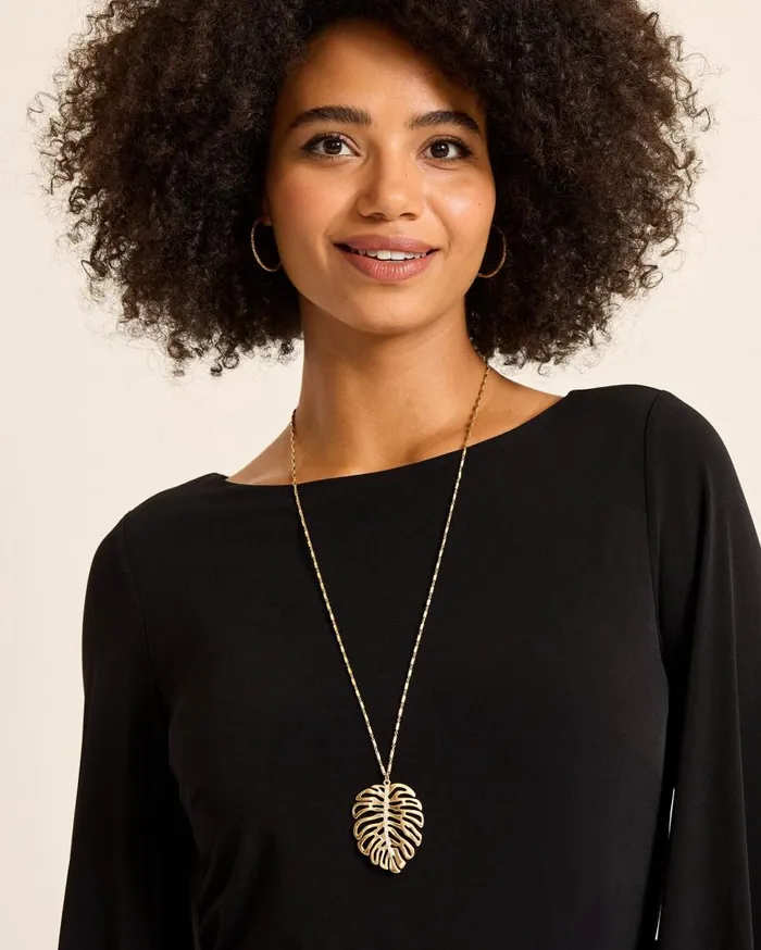 Tommy Bahama Jewelry Tropical Blooms Monstera Pendant Necklace Gold 8211 Women Tommy Bahama Jewelry Tropical Blooms Monstera Pendant Necklace Gold 8211 Women