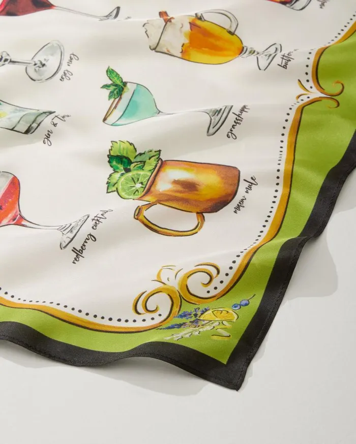 Tommy Bahama Scarves and Wraps Cocktail Hour Silk Bandana Citrus Twist 8211 Women Tommy Bahama Scarves and Wraps Cocktail Hour Silk Bandana Citrus Twist 8211 Women