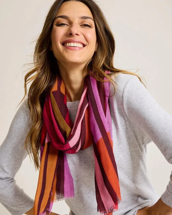 Tommy Bahama Scarves and Wraps Color Happy Wrap Scarf Port 8211 Women