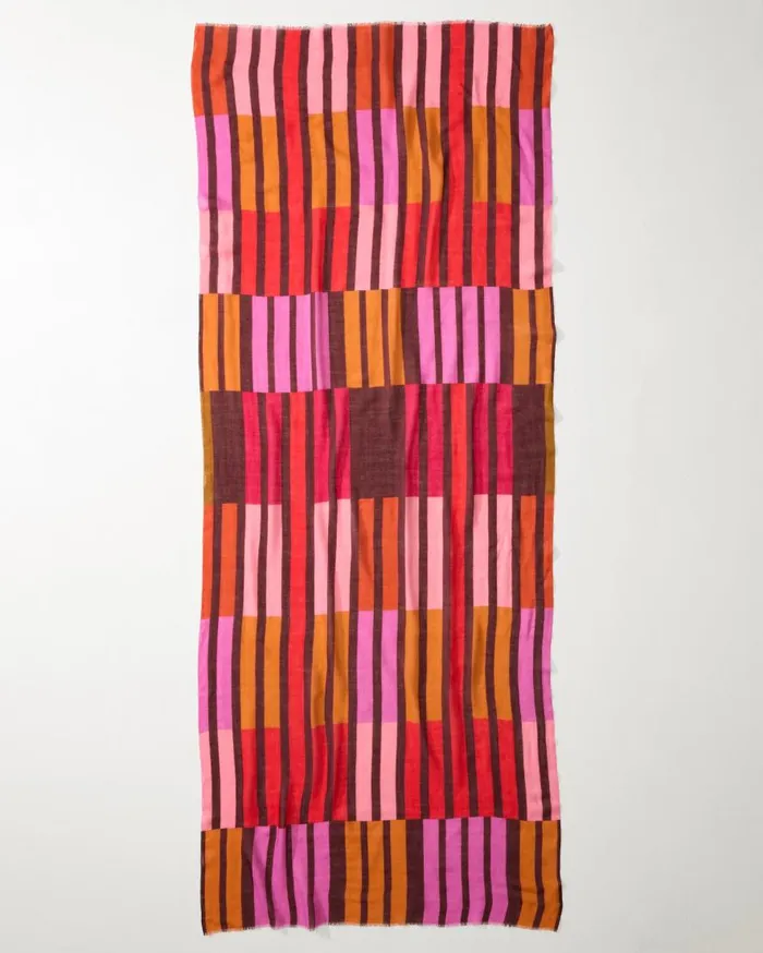 Tommy Bahama Scarves and Wraps Color Happy Wrap Scarf Port 8211 Women