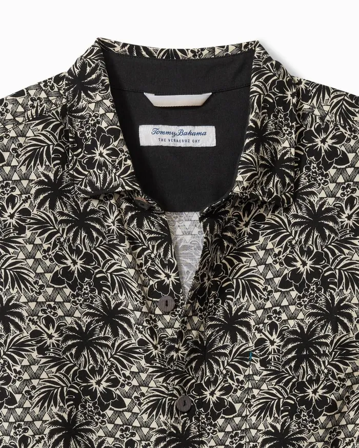 Tommy Bahama Shirts Veracruz Cay Palm Cascade ShortSleeve Shirt Black 8211 Men Tommy Bahama Shirts Veracruz Cay Palm Cascade ShortSleeve Shirt Black 8211 Men