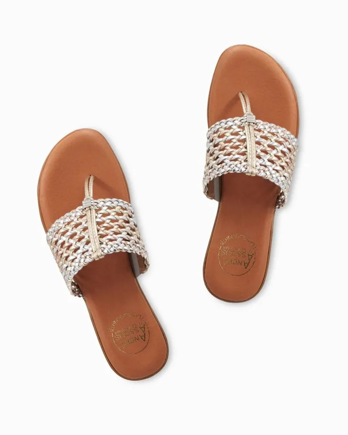 Tommy Bahama Shoes and Sandals Andr Assous Nice Featherweights Metallic Sandals Metallic 8211 Women Tommy Bahama Shoes and Sandals Andr Assous Nice Featherweights Metallic Sandals Metallic 8211 Women