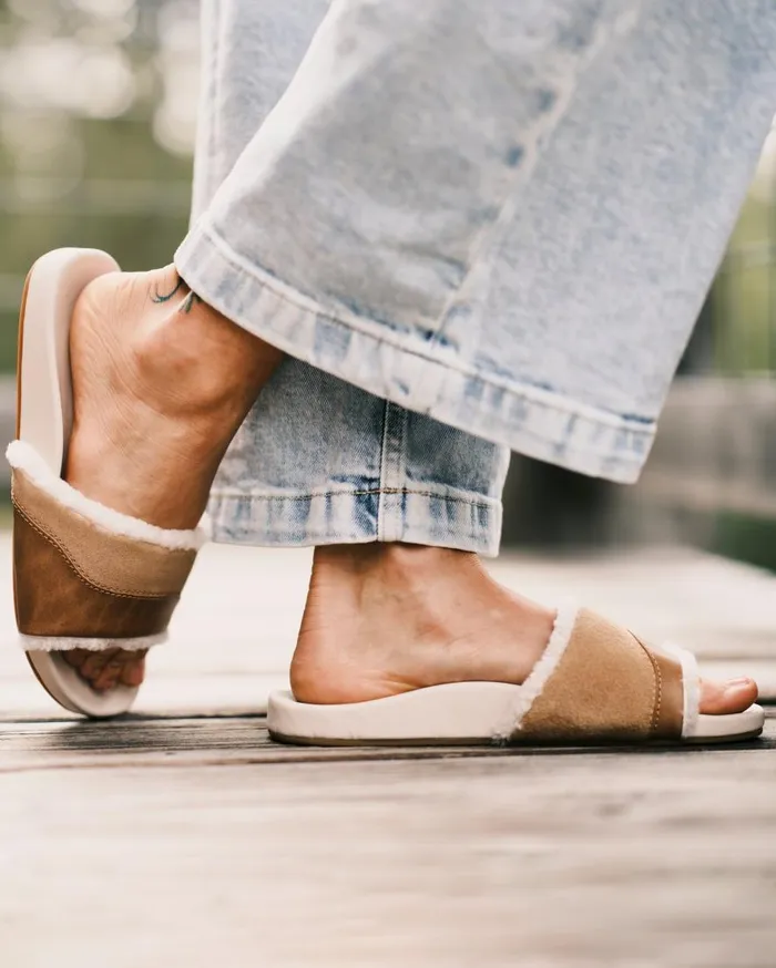 Tommy Bahama Sleepwear OluKai Ho039ala Slide Slippers Tan 8211 Women Tommy Bahama Sleepwear OluKai Ho039ala Slide Slippers Tan 8211 Women