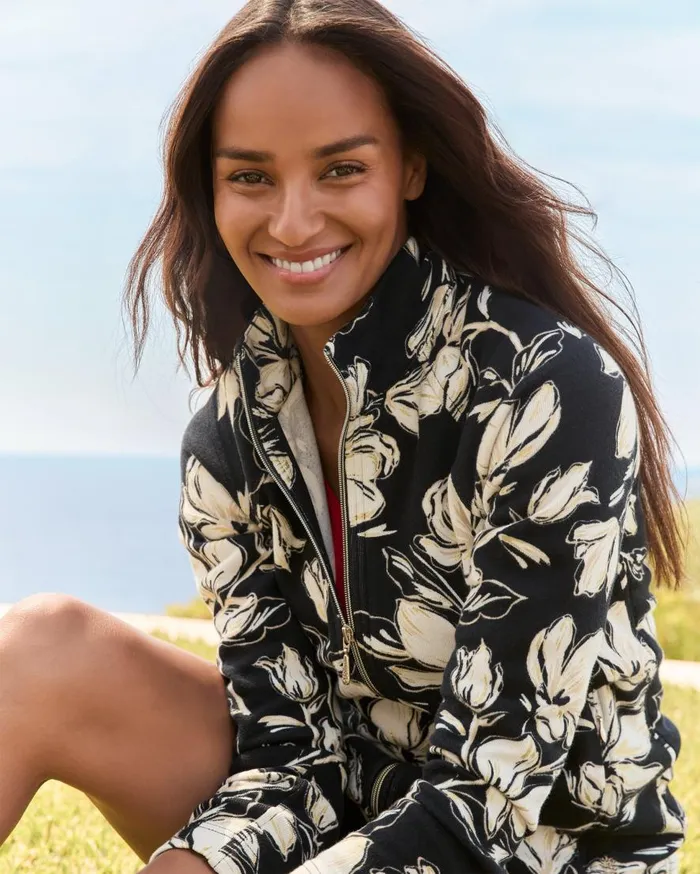 Tommy Bahama Sweatshirts Aruba Noche Mar FullZip Sweatshirt Black 8211 Women Tommy Bahama Sweatshirts Aruba Noche Mar FullZip Sweatshirt Black 8211 Women