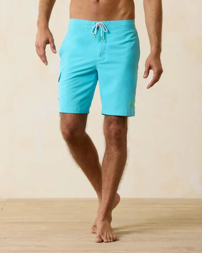Tommy Bahama Swim and Boardshorts Baja Cove 9Inch Boardshorts River Blue 8211 Men