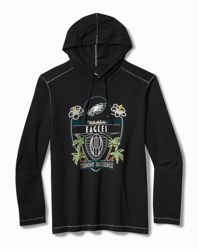 Tommy Bahama TShirts NFL Kinetic Kickoff LongSleeve Hoodie Philadelphiaeagles 8211 Men