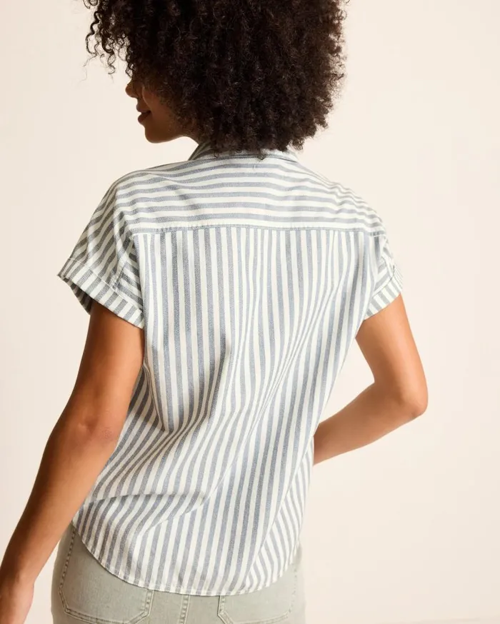 Tommy Bahama Tops and Shirts Seaway Stripe Coastal Twill Shirt Seacoast Wash 8211 Women Tommy Bahama Tops and Shirts Seaway Stripe Coastal Twill Shirt Seacoast Wash 8211 Women