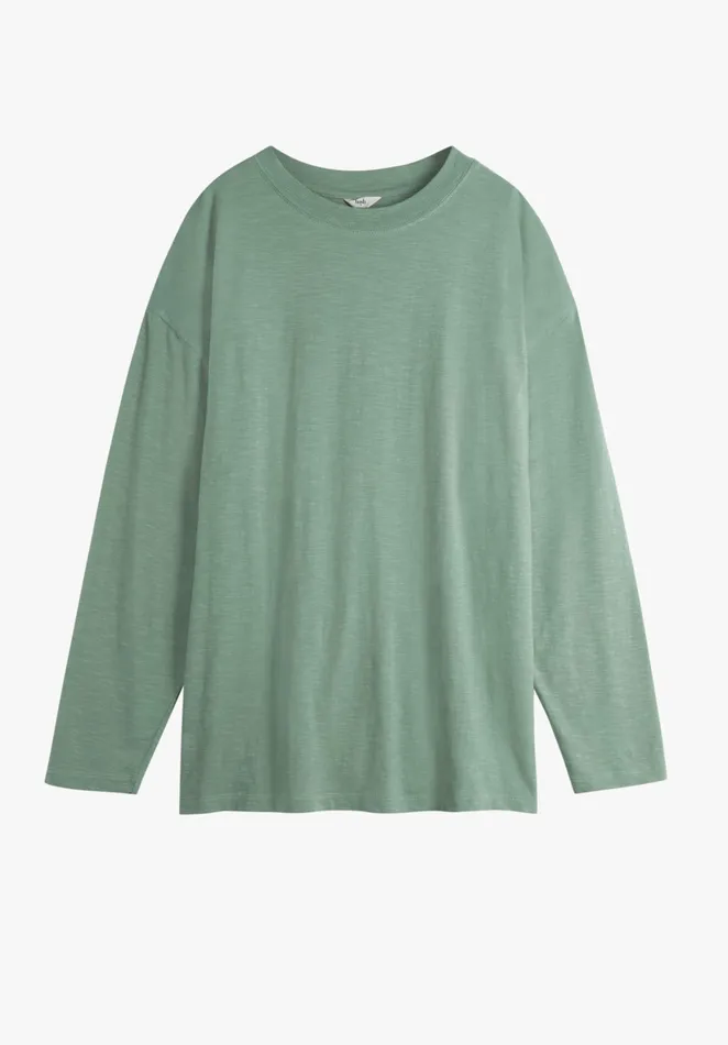 Tops and TShirts Women Hush Amanda Long Sleeved TShirt Iceberg Green