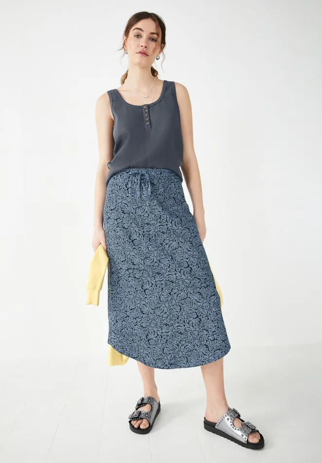 Tops and TShirts Women Hush Larissa Buttoned Vest Ebony
