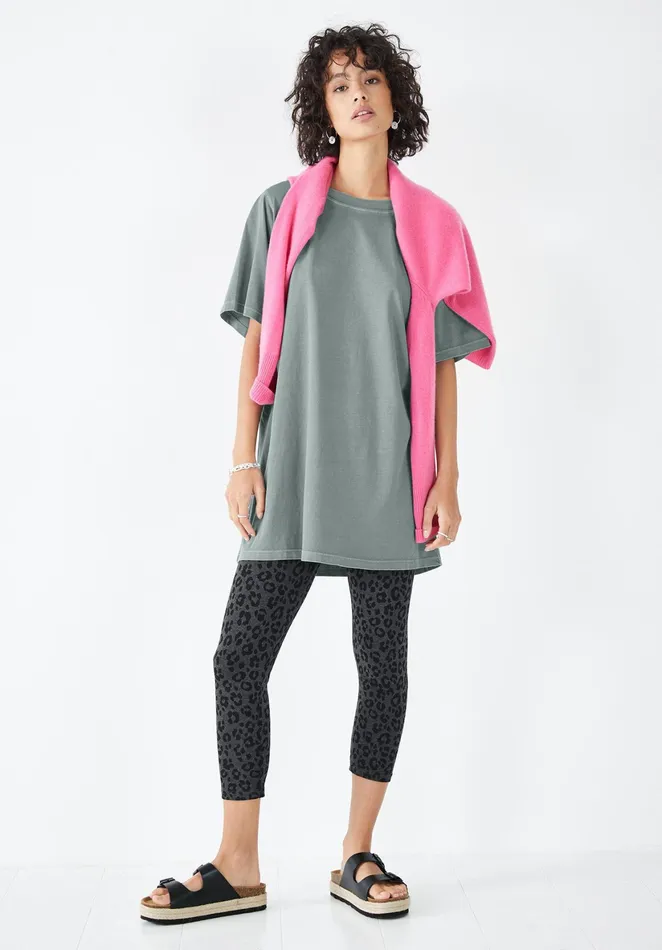 Tops and TShirts Women Hush Melanie Oversized TShirt Washed Grey