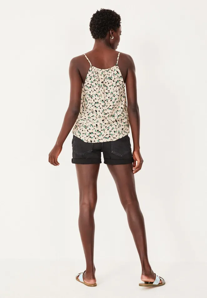 Tops and TShirts Women Hush Nico Printed Top Seashells Natural