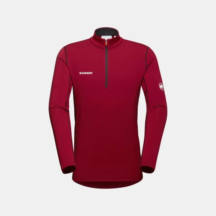 Tops Men Mammut Aenergy ML Half Zip Pull Blood Redblack