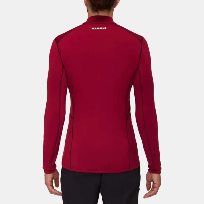 Tops Men Mammut Aenergy ML Half Zip Pull Blood Redblack Tops Men Mammut Aenergy ML Half Zip Pull Blood Redblack