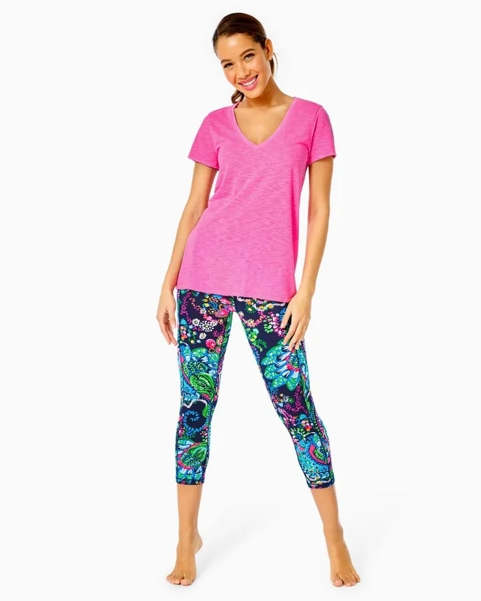 Tops WomenHome and Gifts Lilly Pulitzer Etta VNeck Top Pink Isle Tops WomenHome and Gifts Lilly Pulitzer Etta VNeck Top Pink Isle