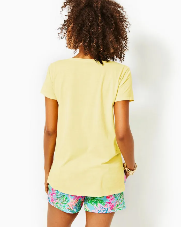 Tops WomenHome and Gifts Lilly Pulitzer Meredith Tee Creme Fraiche