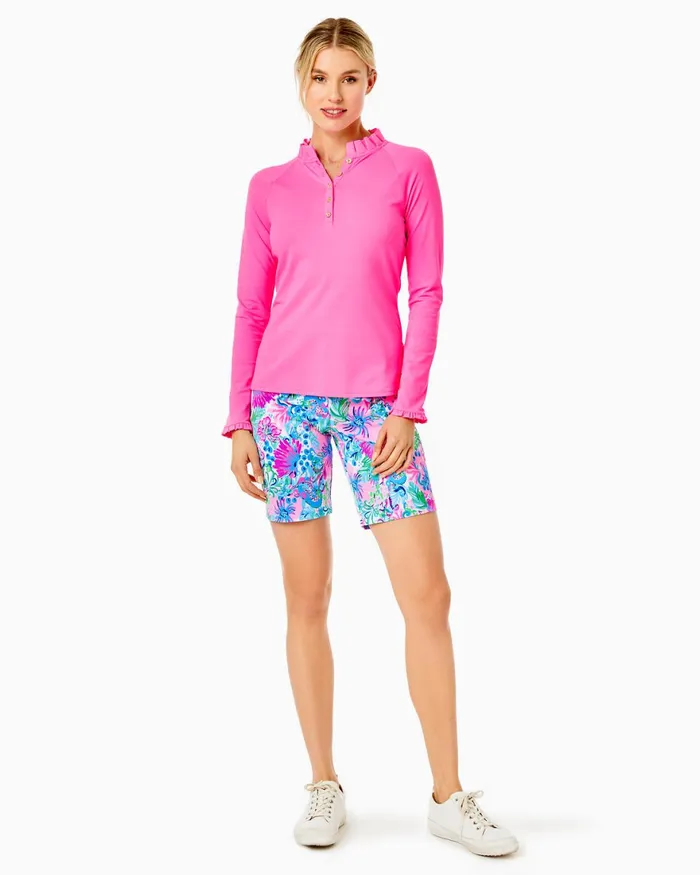 Tops WomenHome and Gifts Lilly Pulitzer UPF 50 Luxletic Hutton Polo Pink Isle Tops WomenHome and Gifts Lilly Pulitzer UPF 50 Luxletic Hutton Polo Pink Isle