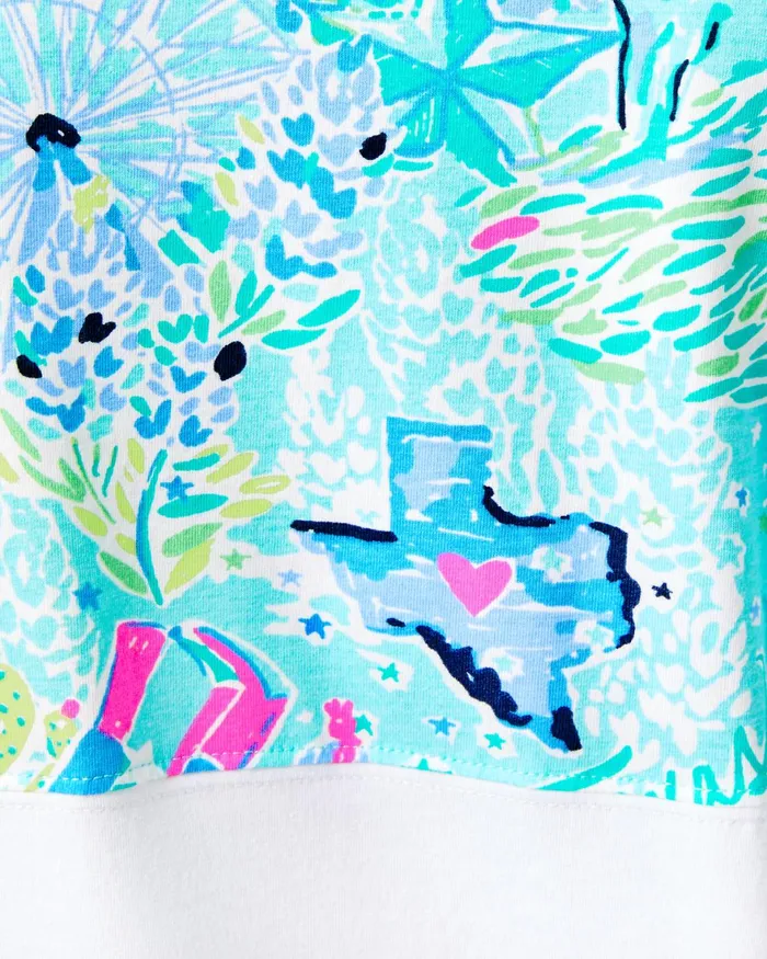 Tops Women Lilly Pulitzer Finn Top Bayside Blue Lilly Loves Texas Tops Women Lilly Pulitzer Finn Top Bayside Blue Lilly Loves Texas