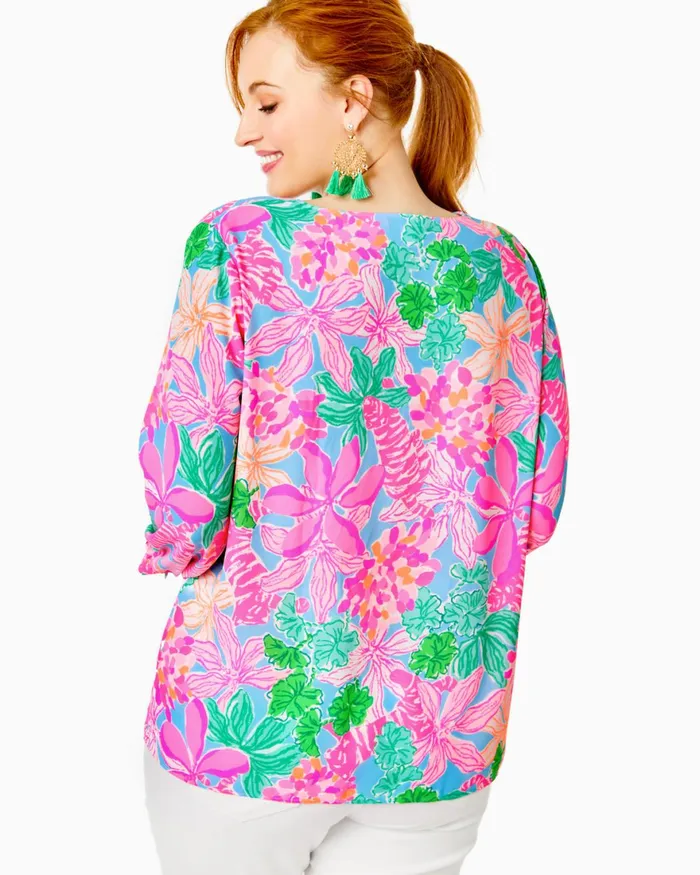 Tops Women Lilly Pulitzer Pamala Top Multi Tigers Lair Tops Women Lilly Pulitzer Pamala Top Multi Tigers Lair