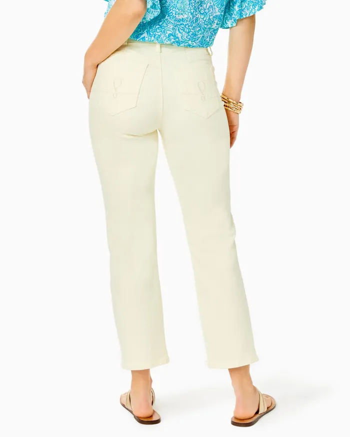 Tops Women Lilly Pulitzer Tayla Short Sleeve Linen Top Resort White Took Me By Sunrise Tops Women Lilly Pulitzer Tayla Short Sleeve Linen Top Resort White Took Me By Sunrise