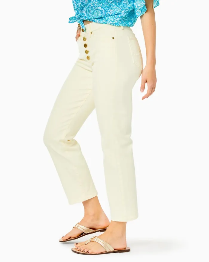 Tops Women Lilly Pulitzer Tayla Short Sleeve Linen Top Resort White Took Me By Sunrise Tops Women Lilly Pulitzer Tayla Short Sleeve Linen Top Resort White Took Me By Sunrise