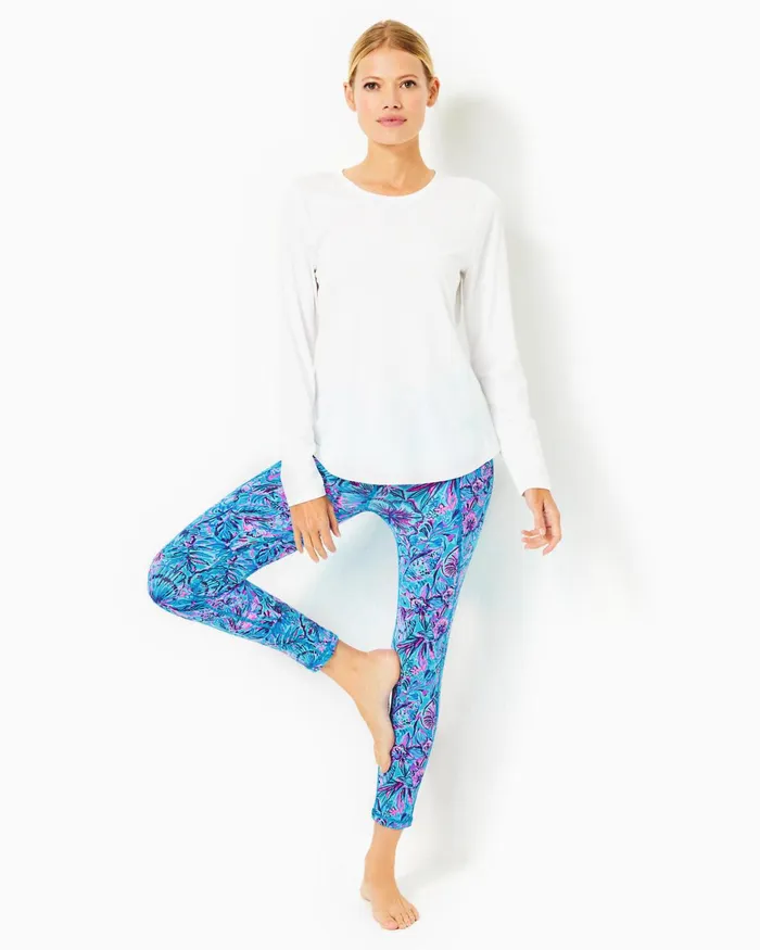 Tops Women Lilly Pulitzer UPF 50 Luxletic Westley Long Sleeve Tee Resort White Tops Women Lilly Pulitzer UPF 50 Luxletic Westley Long Sleeve Tee Resort White