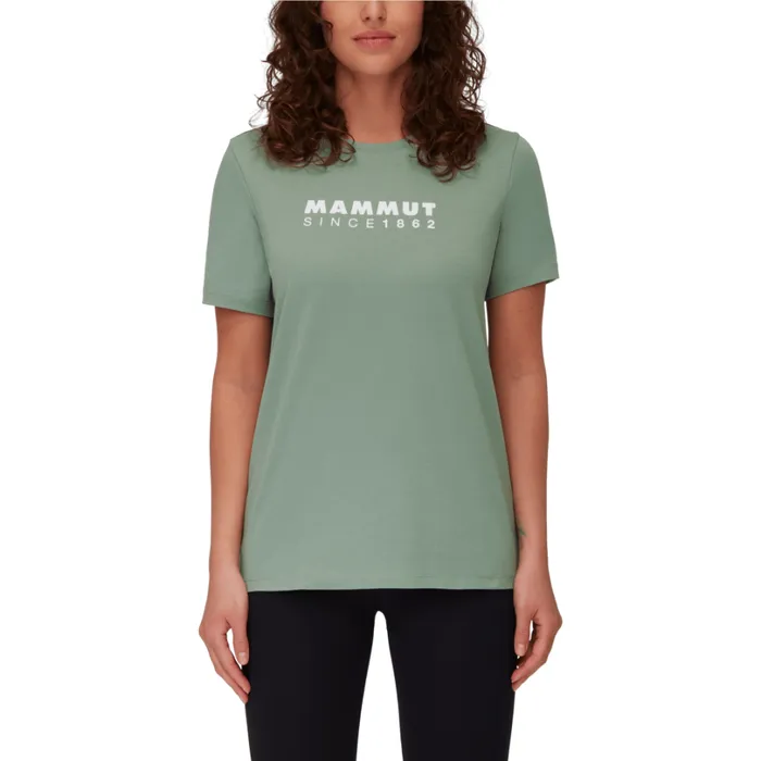 Tops Women Mammut Core TShirt Logo Jade Tops Women Mammut Core TShirt Logo Jade